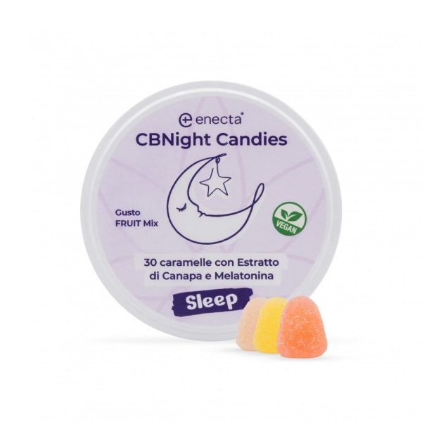 Enecta CBNight Gummies 30 pcs, 150 mg CBD, 4.5 mg melatonin, 60 g