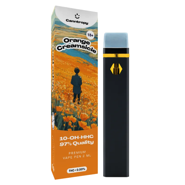 Canntropy 10-OH-HHC Vape Pen Orange Creamsicle, 10-OH-HHC 97% quality, 2ml