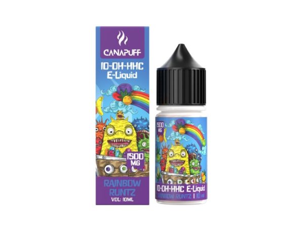 CanaPuﬀ 10-OH-HHC Liquid Rainbow Runtz, 1500 mg 10-OH-HHC, 10 ml