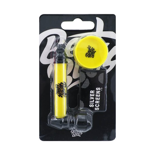 Best Buds Pipsy Metal Pipe with Mini Grinder, 4 colors